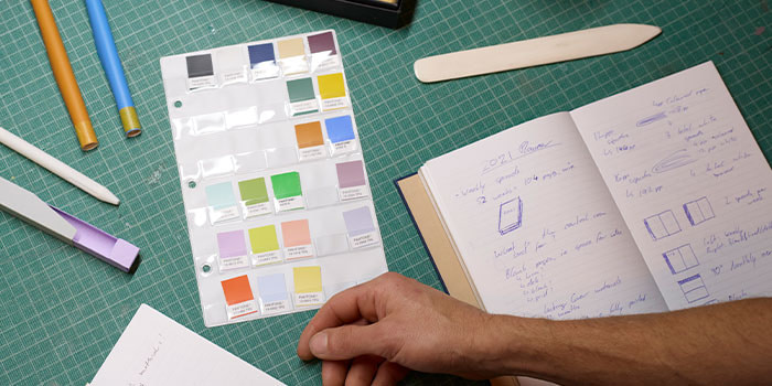 A product being brainstormed and designed from scratch