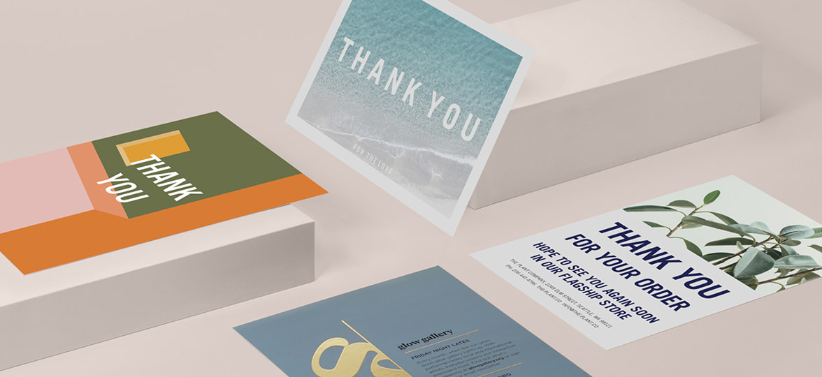 4 thank you card designs