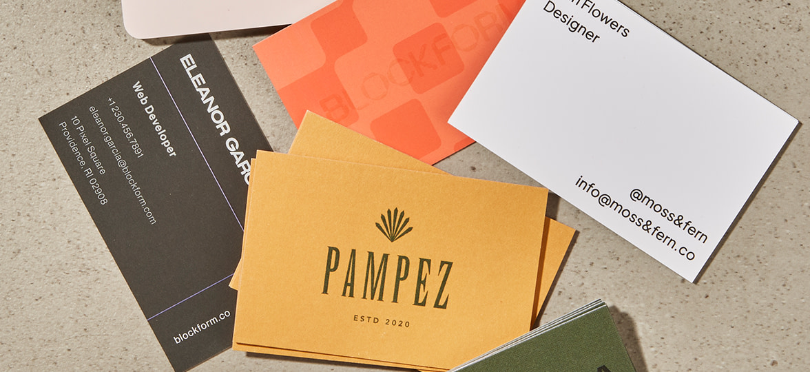 Choosing the right business card paper.
