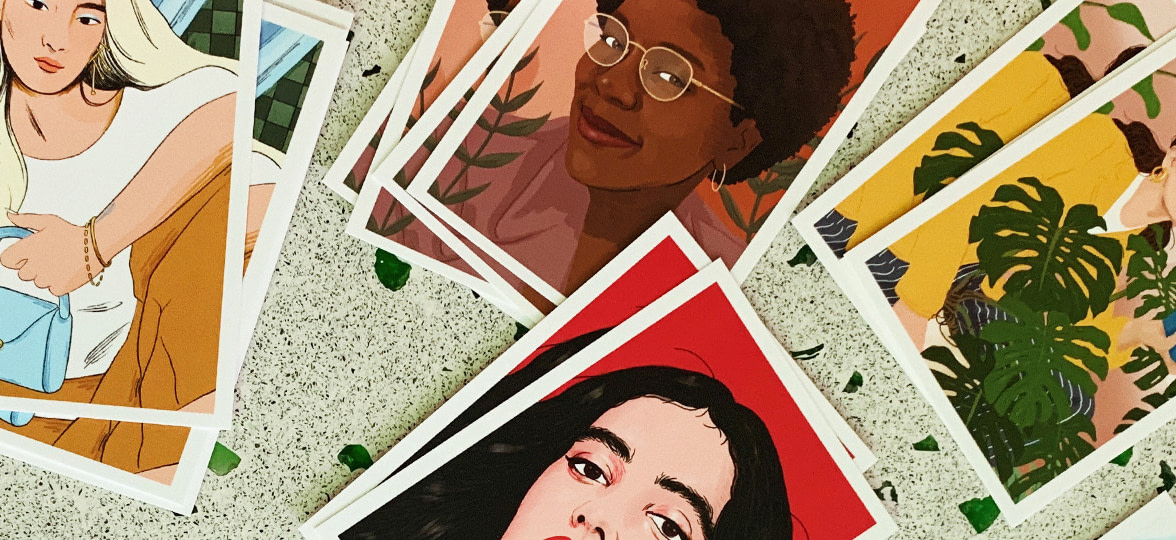 Louisa Cannell postcards