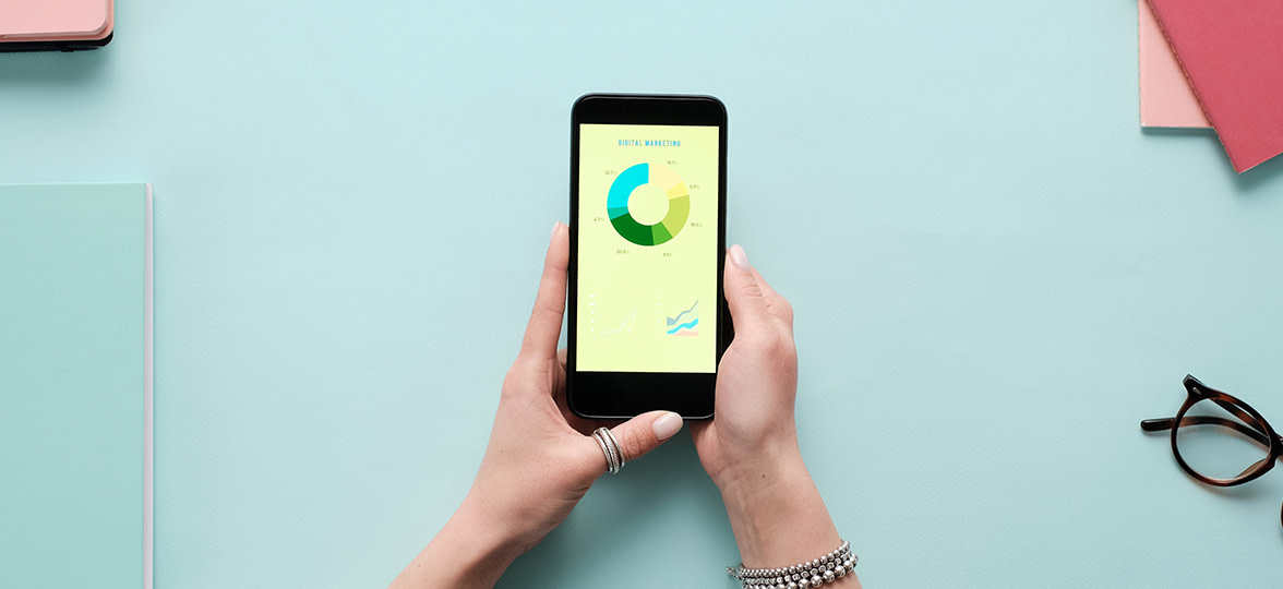 ROI marketing measured on a smartphone