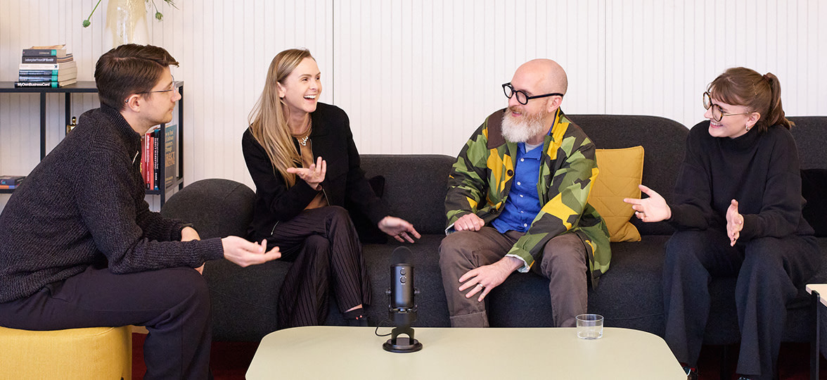 The MOO Creative Team sitting down to talk about AI in Design