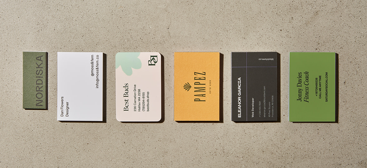 MOO Business Cards throughout the ages