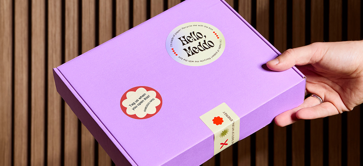 Using MOO's new matte paper stickers as packaging labels