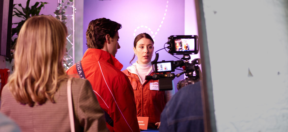 Behind the scenes of our latest brand video.