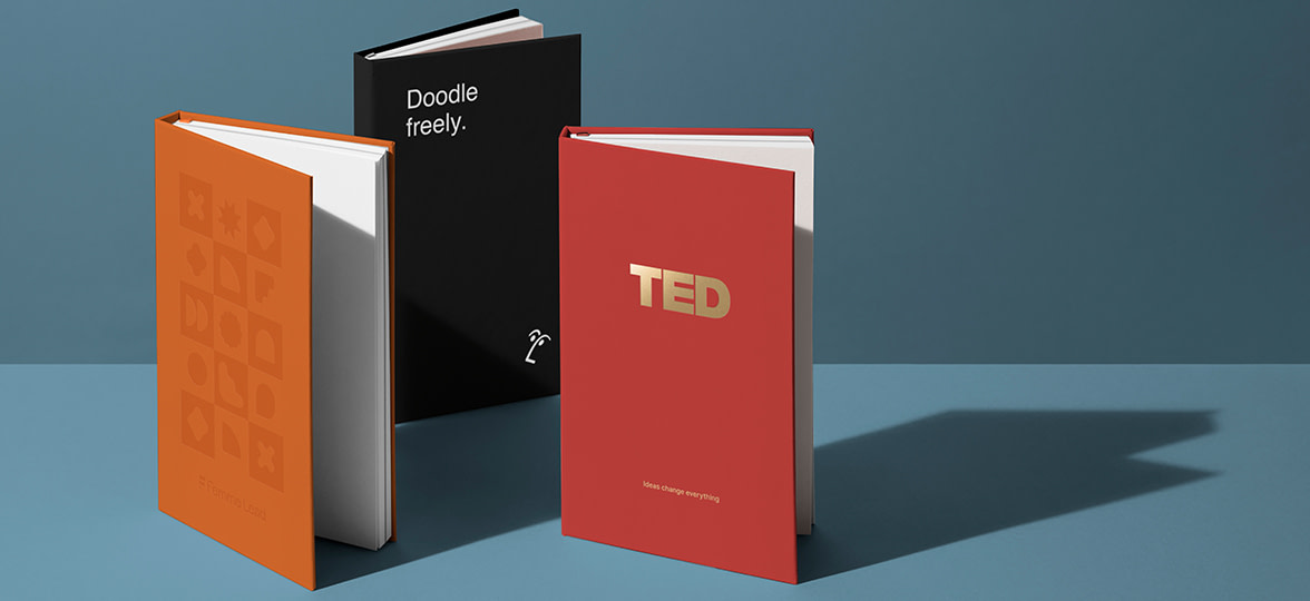 Notebook cover designs by MOO