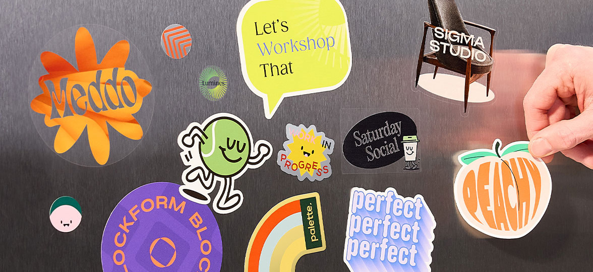 All our MOO stickers.