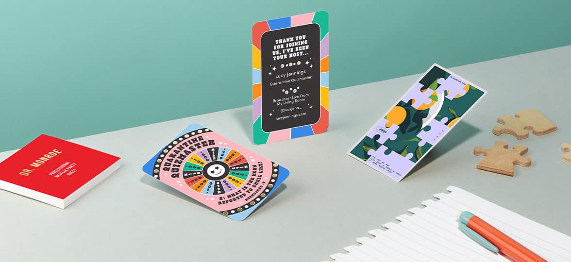 Unconventional WFH business cards for the new normal MOO Blog