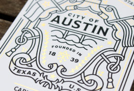 Chris Rogge card close-up City of Austin