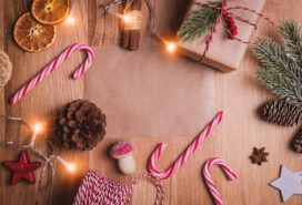 Sugar canes and presents