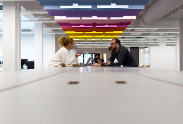 Meeting in open space