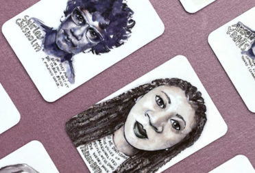 Phenomenal Black Women cards with watercolor portraits of historical Black women by Lydia Makepeace