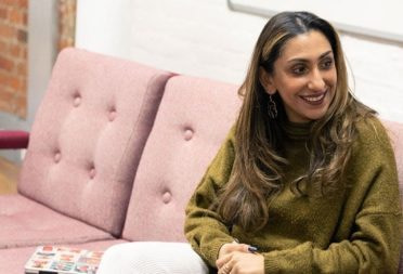 Jaslene Ubhi in the MOO office