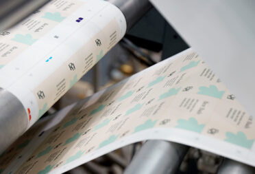 Business Cards being printed.