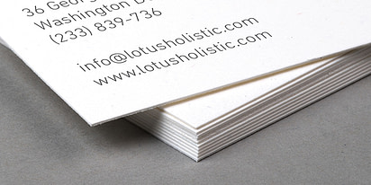 Business Card Paper Types