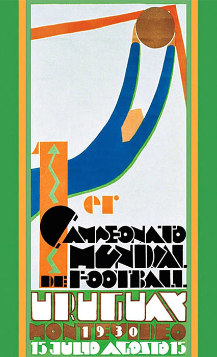 FIFA World Cup 1930 poster.