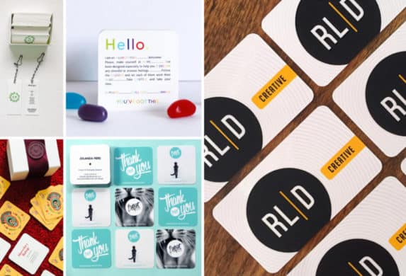 A selection of Rounded Corner Business Cards