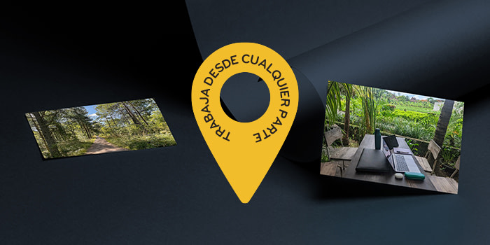 Work from anywhere photos and gps marker