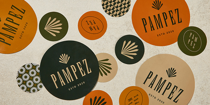 Rounded Stickers made different with the printfinity feature.