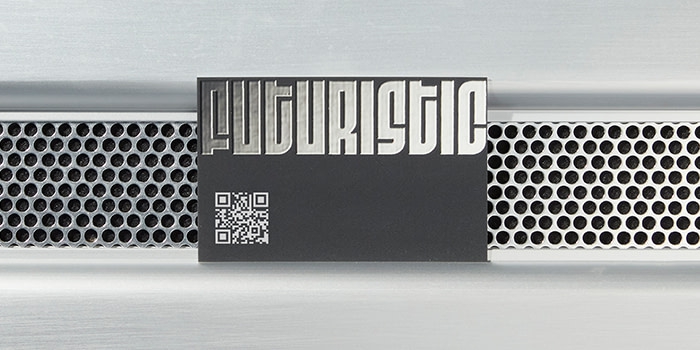 Best Business Cards with QR code and Silver Foil.