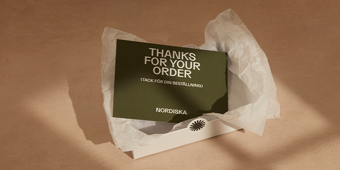 Postcard as an Insert in packaging.