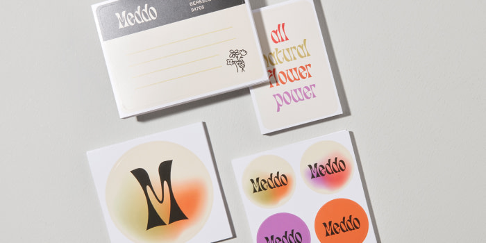 Different Sticker sizes you can get at MOO.