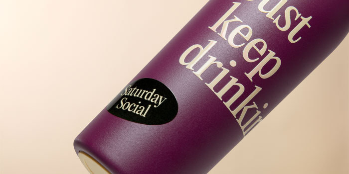 A branded MOO water bottle