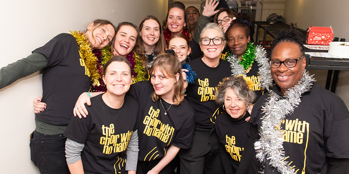 Alice Webster from our HR team volunteers regularly with The Choir with No Name.