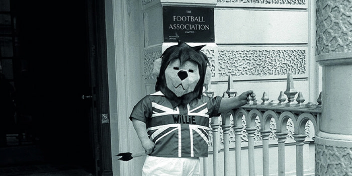 Wille England FIFA World Cup Mascot.