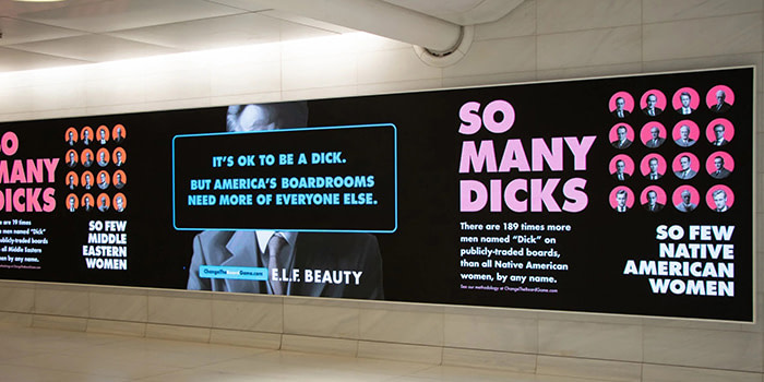 e.l.f's "So Many Dicks" ad campaign