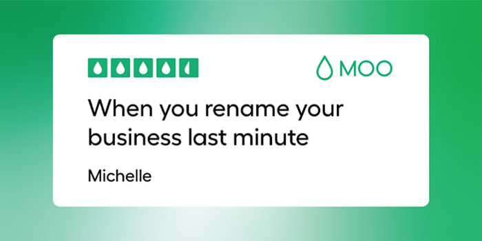 A green illustration saying 'When you rename '