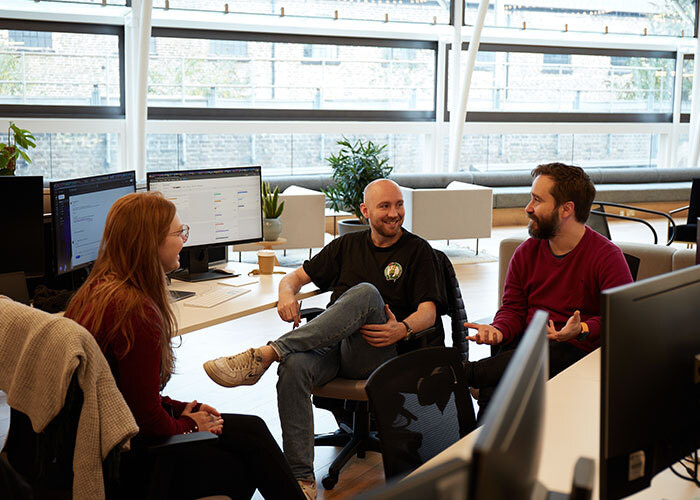 Informal meeting in the MOO workspace