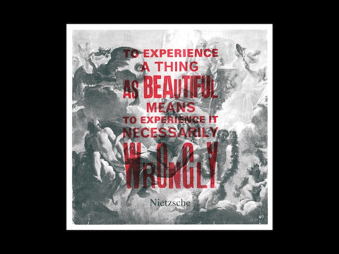 Nietzsche quote print by Chris Printed This