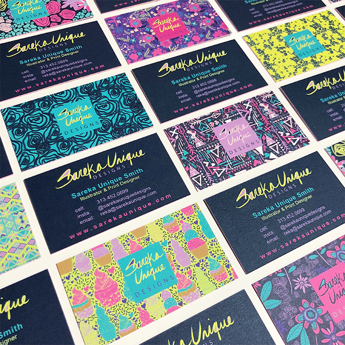Sareka business cards