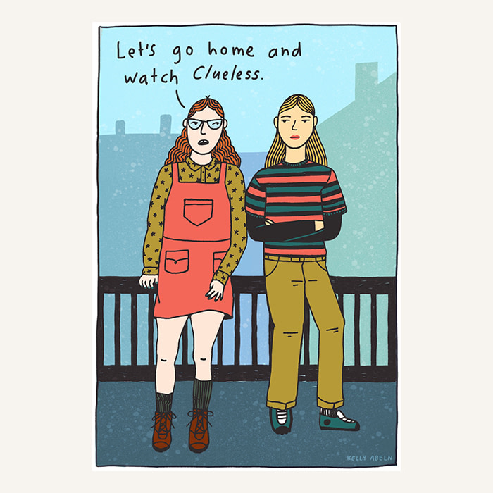 Kelly Abeln Clueless illustration