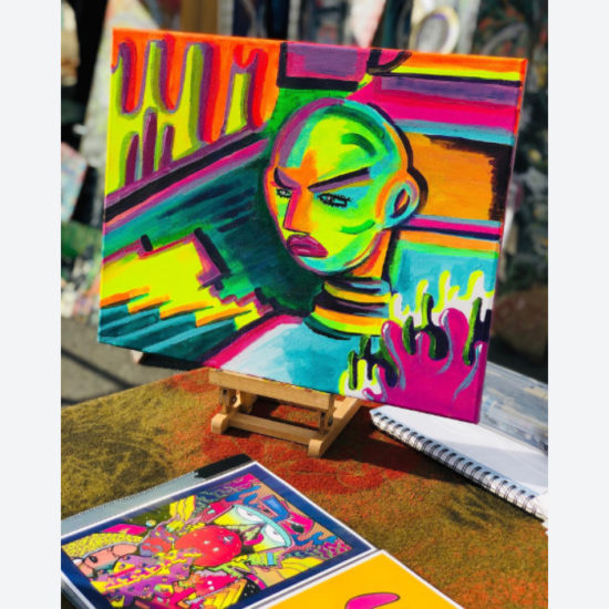 Freddy Throne pop art