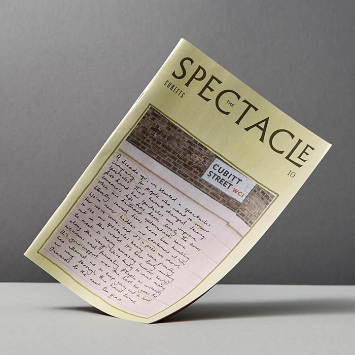 A newspaper published by spectacle maker, Cubitts