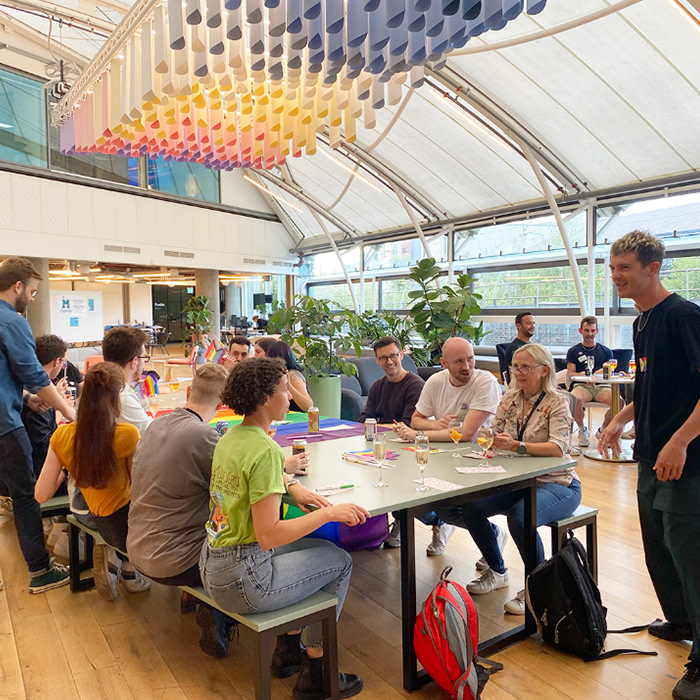 At MOO we host a lot of company culture events.