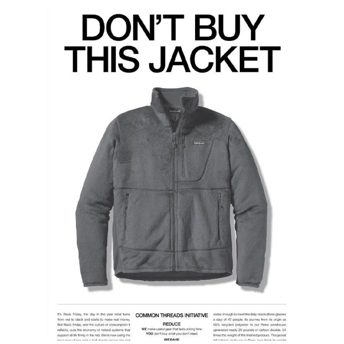 Patagonia's don't buy this jacket.