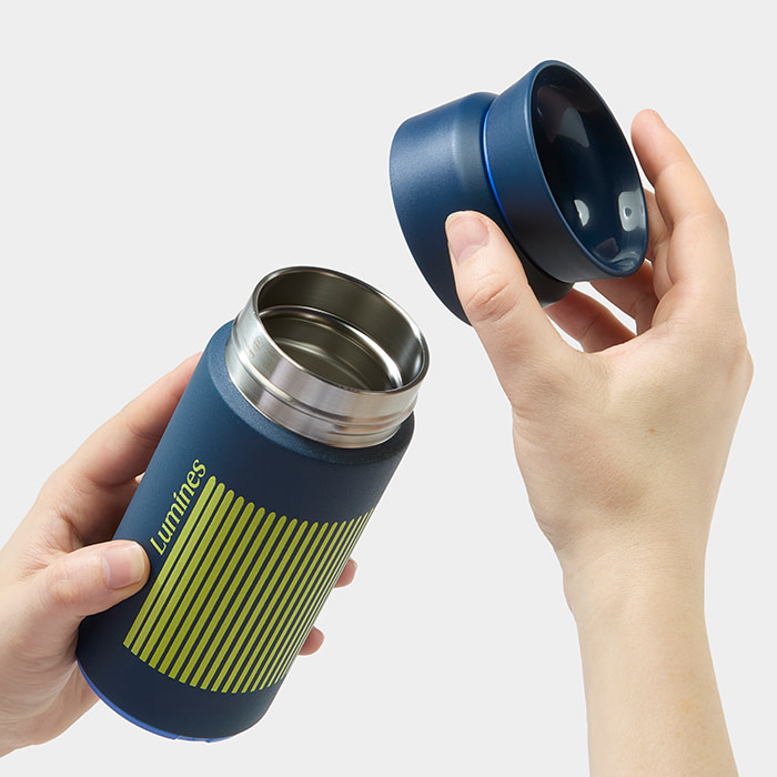Blue water bottle