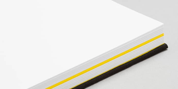 Timothy Goodman notebook with yellow central pages