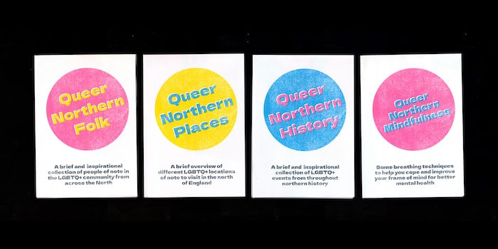 4 queer pamphlets by Chris Printed This