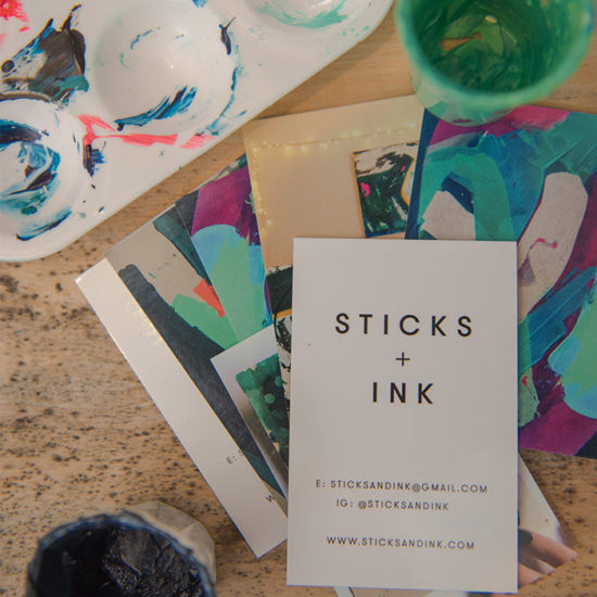 Sticks + Ink business cards