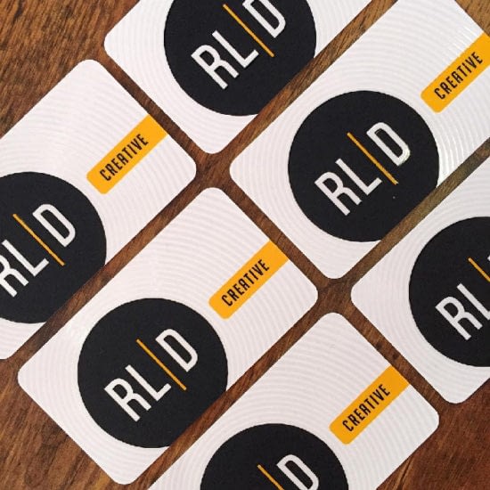 RLD Creative Rounded Corner Business Cards