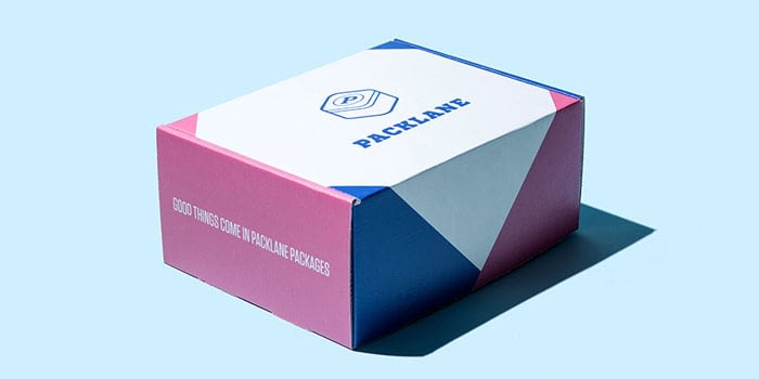 Packlane box with modern design