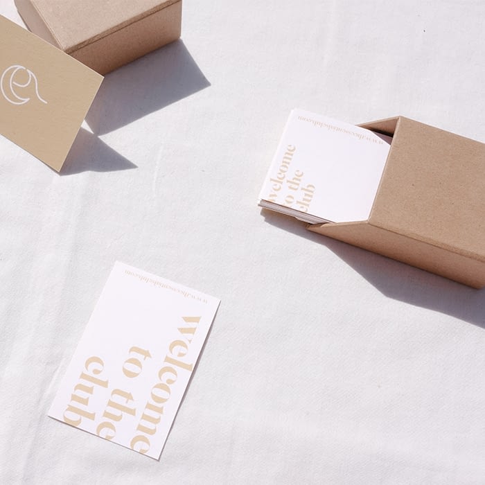 The Binding luxury business cards