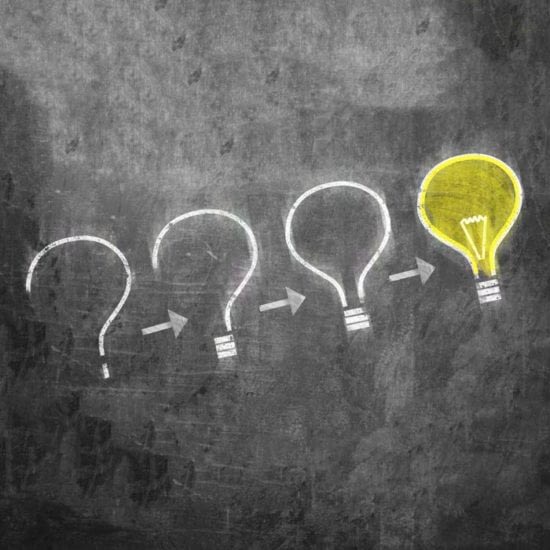 Web Designer Questions Ideas Light Bulb