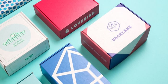 Packlane boxes with different designs