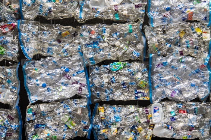 Plastic recycling batches by Nick Fewings