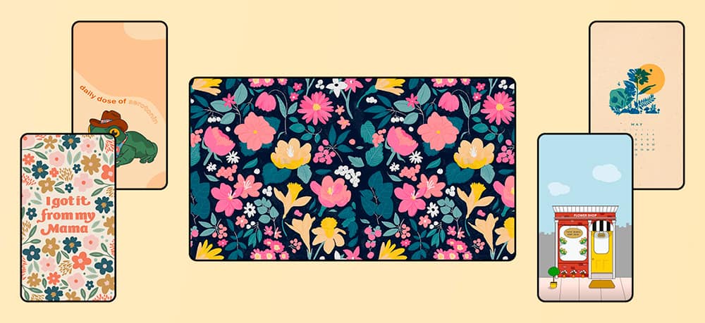 MOO digital wallpapers to download for May for free